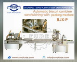 BJX-P Automatic biscuit combine sandwiching with packing machine